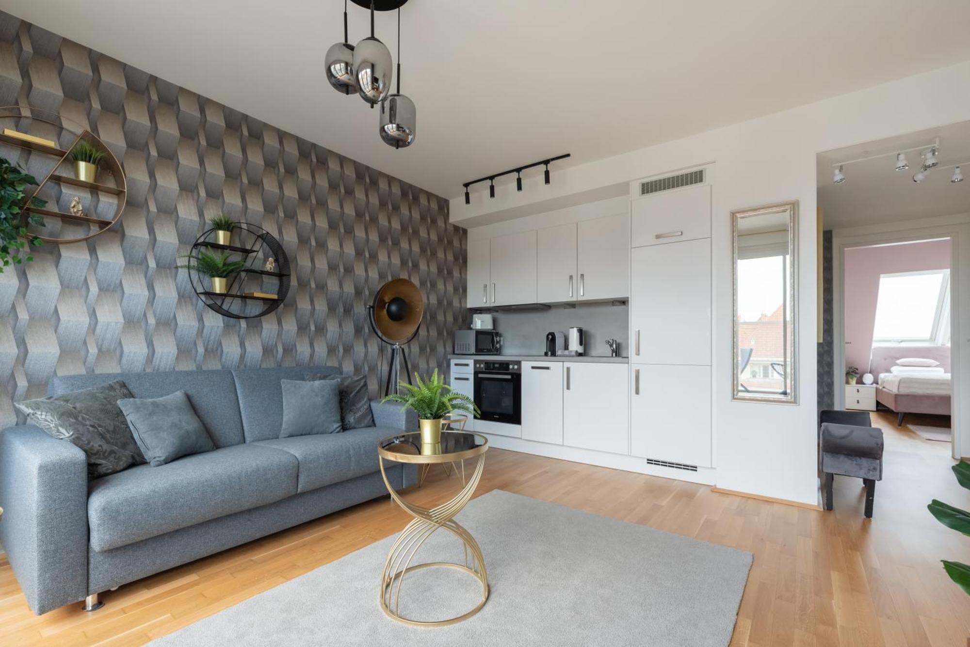 Luxurious Living With Beautiful Terrace Apartamento Viena Exterior foto